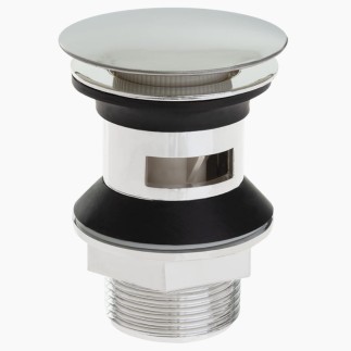 Kuchinox Korek spustowy klik-klak z przelewem O G 1?4" chrom
