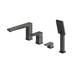 Omnires Parma bateria wannowa 4-otworowa grafit