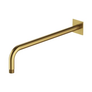 Omnires Omnires ramię prysznicowe ścienne 40cm złoty szczotkowany