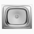 Kuchinox Eko zlewozmywak stalowy nakładany 1 komorowy gładki inox  40x50x15 cm