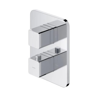 Omnires Parma bateria termostatyczna prysznicowo-wannowa podtynkowa chrom