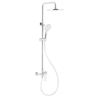 Kfa Agat deszczownia z baterią natryskową chrom