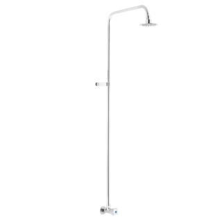 Kfa Standard deszczownia z zaworem wypływowym chrom