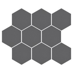 Cerrad Cambia grafit mozaika heksagon lappato 33,4x27,5x0,8cm