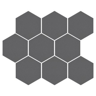 Cerrad Cambia grafit mozaika heksagon lappato 33,4x27,5x0,8cm