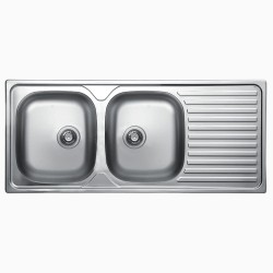 Kuchinox Orion zlewozmywak stalowy 2-komorowy inox