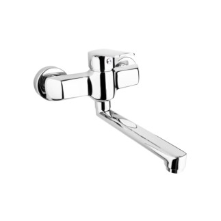 Kfa German bateria zlewozmywakowa ścienna chrom