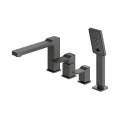 Omnires Slide bateria wannowa 4-otworowa grafit