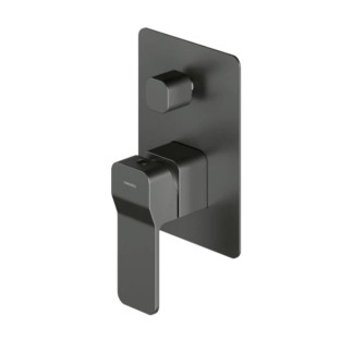 Omnires Slide bateria  prysznicowo-wannowa podtynkowa grafit