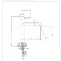 Omnires Y bateria umywalkowa 23cm chrom