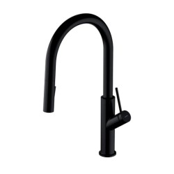 Omnires Bend bateria zlewozmywakowa czarna