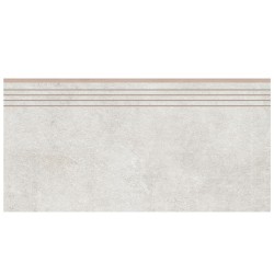 Cerrad Montego Gris matowa stopnica nacinana 297x597