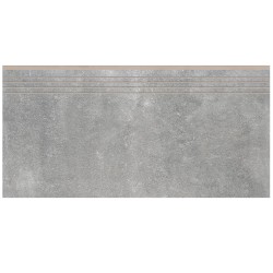 Cerrad Montego Grafit matowa stopnica nacinana 397x797