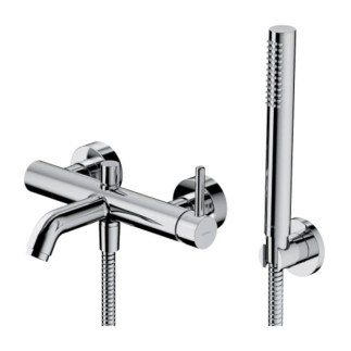 Omnires Y bateria wannowa z zestawem prysznicowym chrom