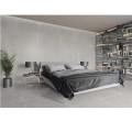 Cerrad Modern Concrete silver lappato płytka gresowa 79,7x79,7cm - aranżacja