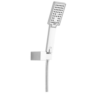 Laveo Kvadrato zestaw natryskowy punktowy chrom