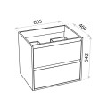Lavita Kolorado szafka podumywalkowa 80x46 wood black