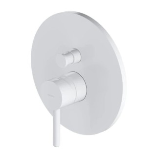 Omnires Y bateria prysznicowo-wannowa podtynkowa biała mat