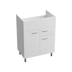 Lavita Basic Barato szafka stojąca podumywalkowa 60x39 biała