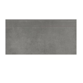 Cerrad Concrete graphite stopnica płytka gresowa 59,7x29,7x0,8