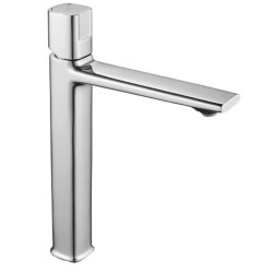 Laveo Tores bateria umywalkowa nablatowa chrom