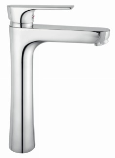 Ferro Algeo Square bateria umywalkowa nablatowa chrom