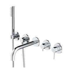 Omnires Y bateria wannowa podtynkowa 5-otworowa chrom