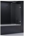 New Trendy Eventa parawan nawannowy stały 80x150 cm szkło przezroczyste chrom