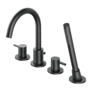 Omnires Y bateria wannowa 4-otworowa grafit