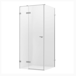 New Trendy Eventa kabina prostokątna lewa chrom 120x80x200 cm
