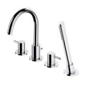 Omnires Y bateria wannowa 4-otworowa chrom
