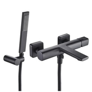 Laveo Tores bateria wannowa czarna
