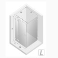 New Trendy Eventa kabina prostokątna lewa chrom 120x80x200 cm-rys,tech.