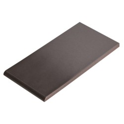 Cerrad Parapet Szkliwiony Grafitowy 24,5x13,5cm