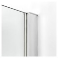 New Trendy New Merana R55 kabina półokrągła prawa chrom 90x90x195 cm