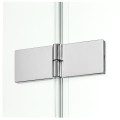 New Trendy New Merana R55 kabina półokrągła lewa chrom 90x90x195 cm
