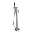 Invena Glamour bateria wannowa wolnostojąca chrom