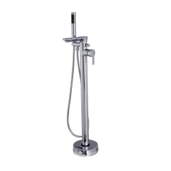 Invena Glamour bateria wannowa wolnostojąca chrom