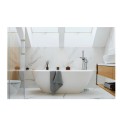 Invena Glamour bateria wannowa wolnostojąca chrom