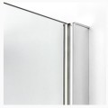 New Trendy New Merana R55 kabina półokragła lewa chrom 100x100x195 cm