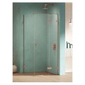 New Trendy Eventa kabina prostokątna prawa copper shine 100x80x200cm