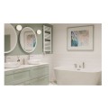 Invena Glamou bateria wannowa 3-otworowa chrom