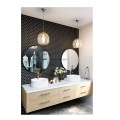 Invena Glamour bateria umywalkowa miedziana