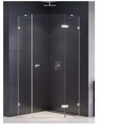 New Trendy kabina Eventa pięcokątna prawa chrom 90x90x200 cm