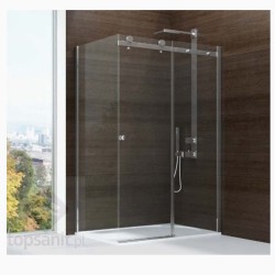 New Trendy Diora kabina prostokątna drzwi przesuwne chrom 120x80x200 cm