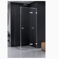 New Trendy Eventa kabina prostokątna prawa chrom 80x90x200 cm