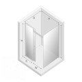 New Trendy kabina Diora prostokątna chrom 100x90x200 cm rys.tech.