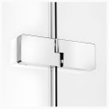 New Trendy Eventa kabina prostokątna prawa chrom 80x90x200 cm