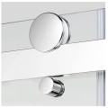 New Trendy kabina Diora prostokątna chrom 100x90x200 cm