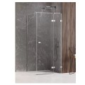 New Trendy Avexa kabina prostokątna prawa chrom 80x120x200 cm